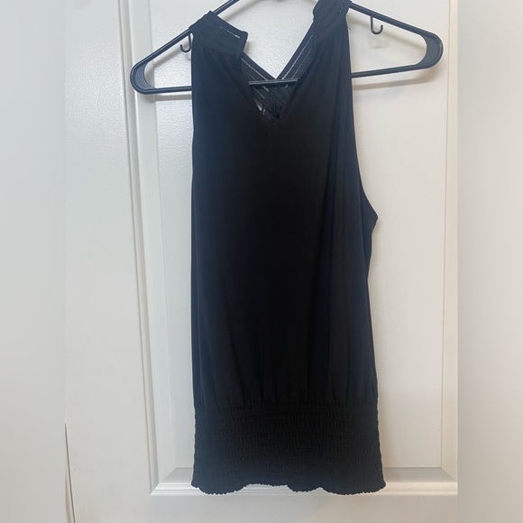 WHBM Cross-Front Matte Jersey Halter - Picture 7 of 8